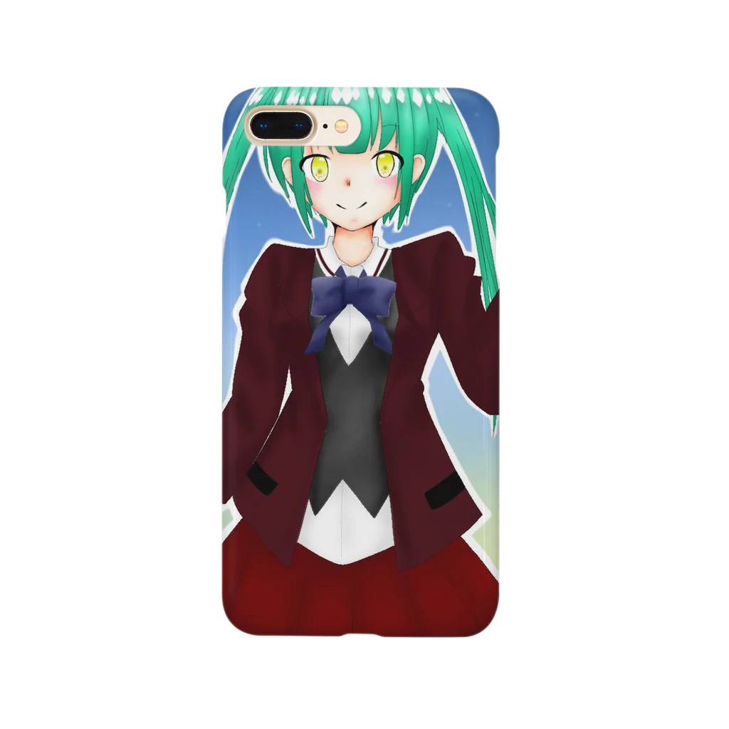 お絵描きのオリジナルJK Smartphone Case