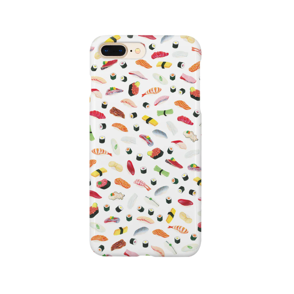 Sushi Graphicのモザイクなスシ（白） Smartphone Case