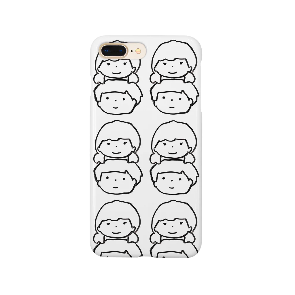 ホワイトボードちゃんのつよき女の子とやさしい男の子たくさん Smartphone Case