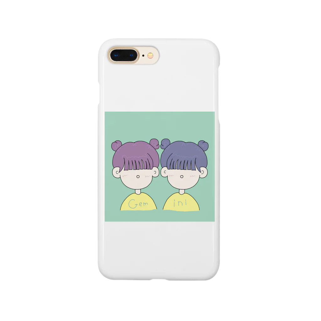 neruneru___hのふたご座の女の子 Smartphone Case