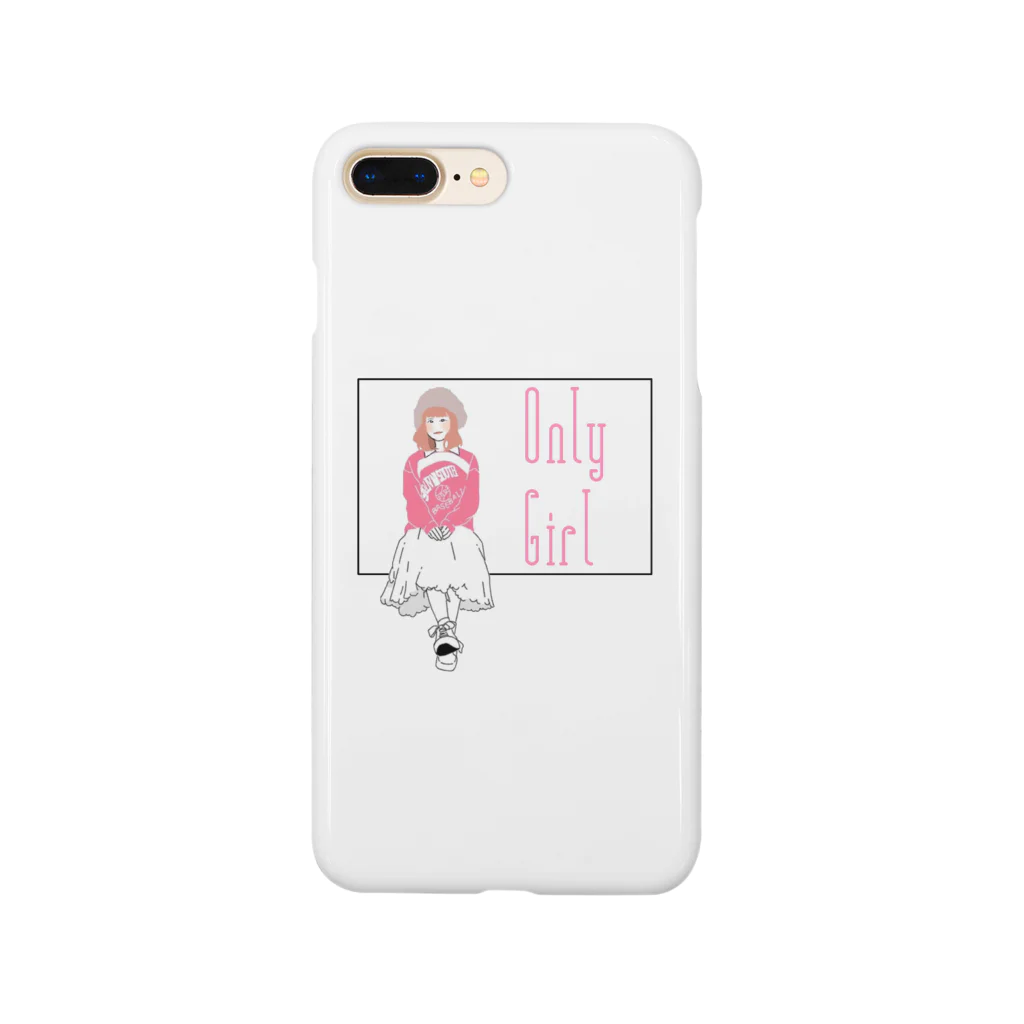 off-whiteのOnly Girl  Smartphone Case