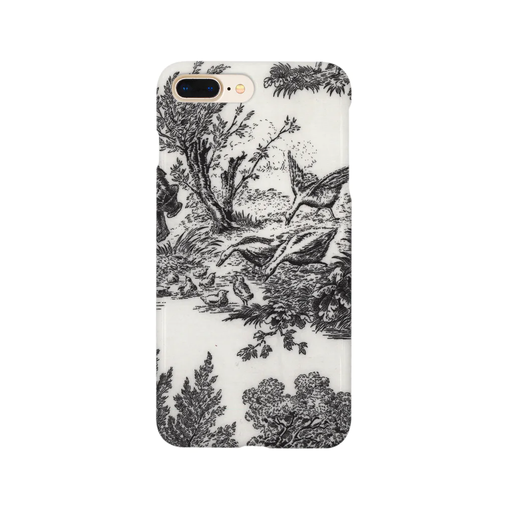 J. Jeffery Print Galleryのトワルドジュイ Toile de Jouy スマホケース