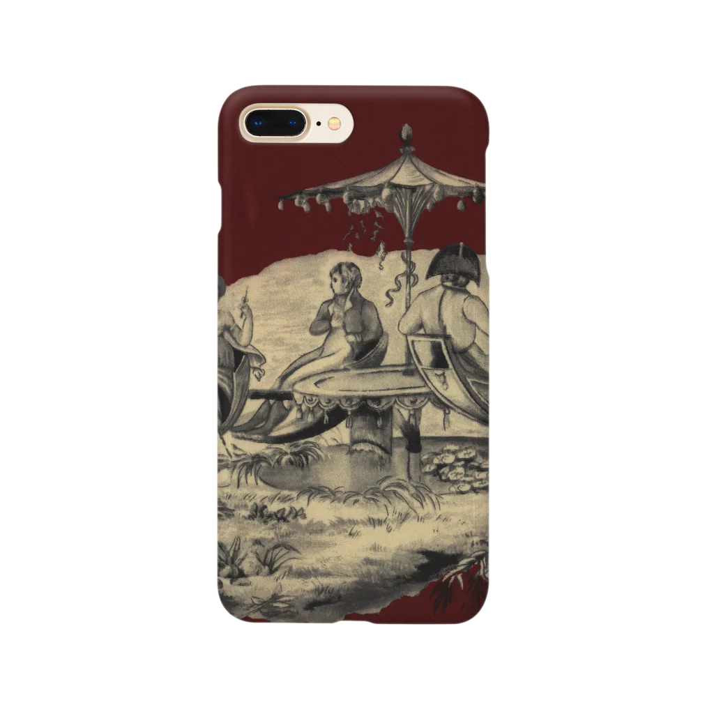 J. Jeffery Print Galleryのトワルドジュイ Toile de Jouy スマホケース