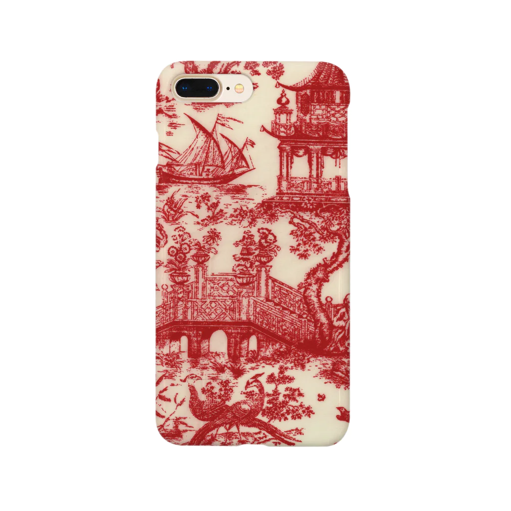 J. Jeffery Print Galleryのトワルドジュイ Toile de Jouy スマホケース