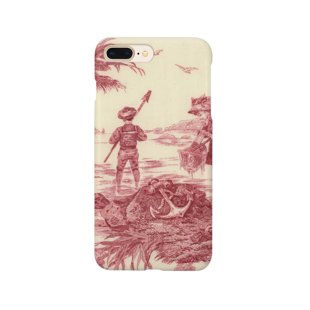 J. Jeffery Print Galleryのトワルドジュイ Toile de Jouy スマホケース