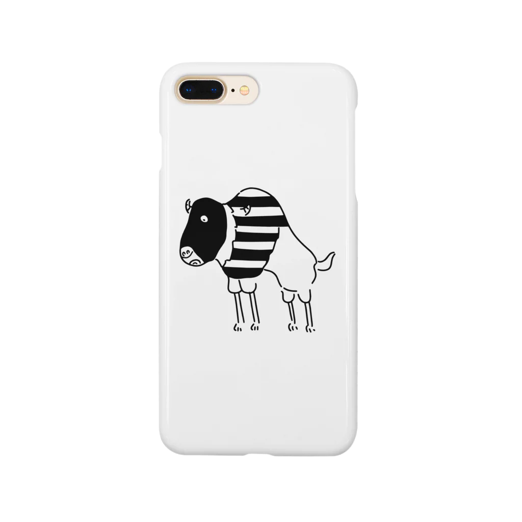 Aliviostaのスピードバッファロー 牛 動物イラスト Smartphone Case