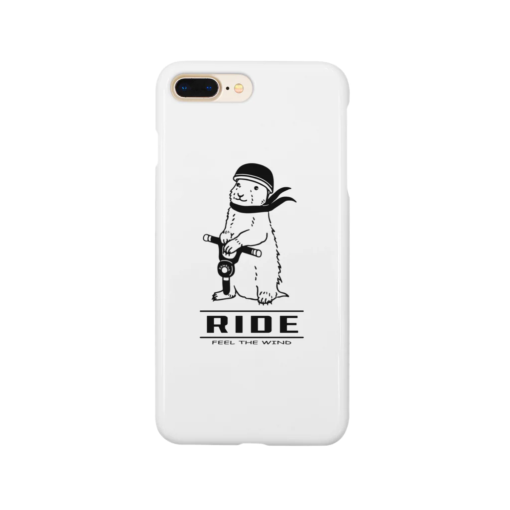 AliviostaのRIDE -feel the wind- 動物イラスト アメカジ バイク Smartphone Case