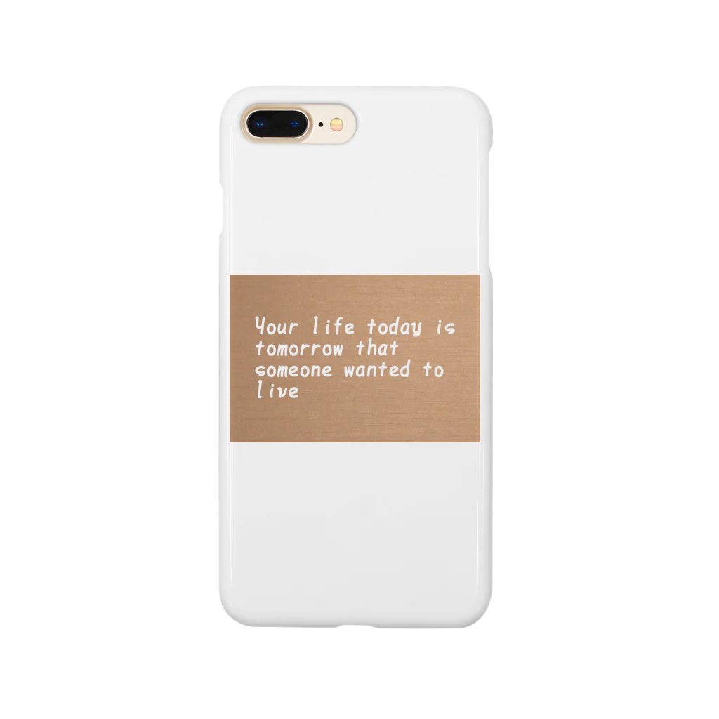 くじらの通販の❤ Your life Smartphone Case