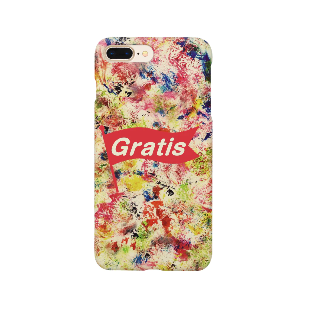 Gratis officialのペンキアート スマホケース