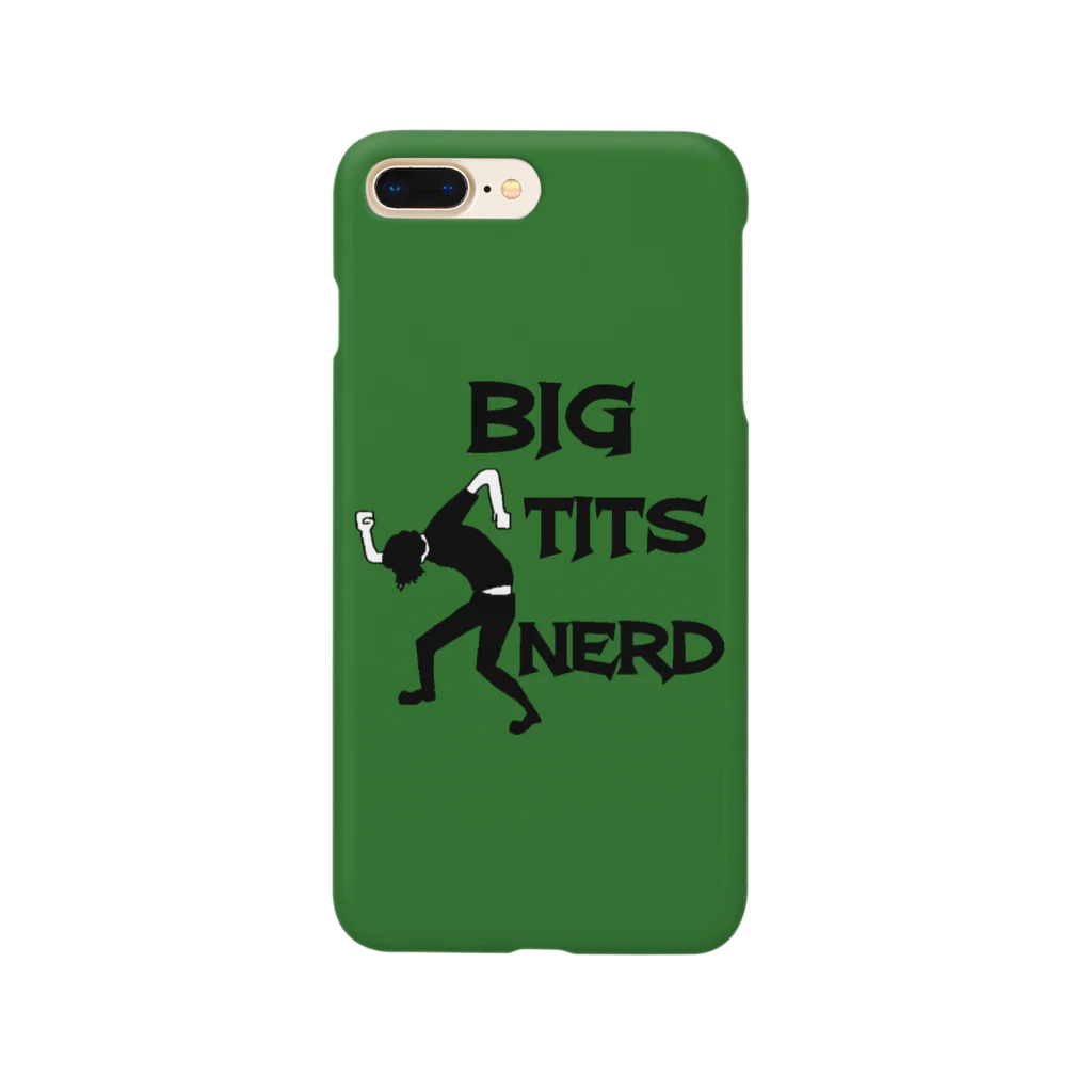 BIG TITS NERDのBTN skankin' green back スマホケース