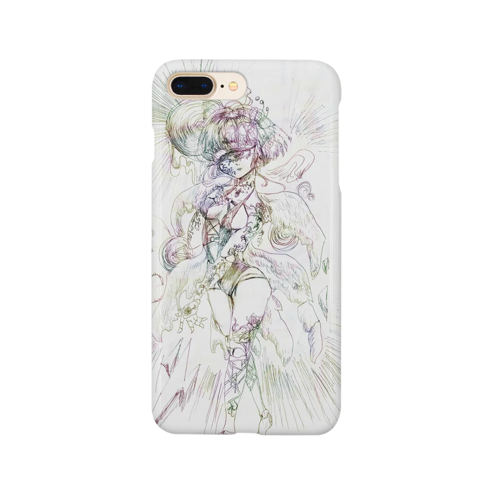 縫羽の秘密結社ギャラリーの単眼アンドロイド月子ちゃん Smartphone Case