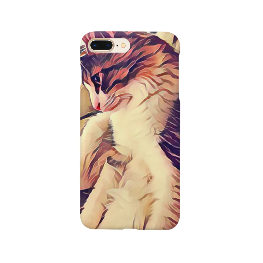 kazuの猫背な猫 Smartphone Case