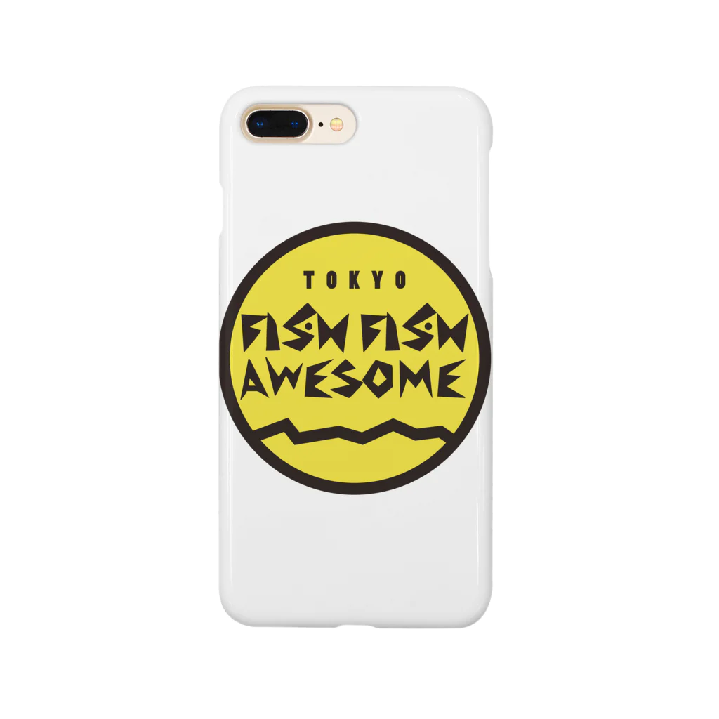 FISH FISH AWESOMEのFFA Fisherman ロゴコーチジャケット Smartphone Case