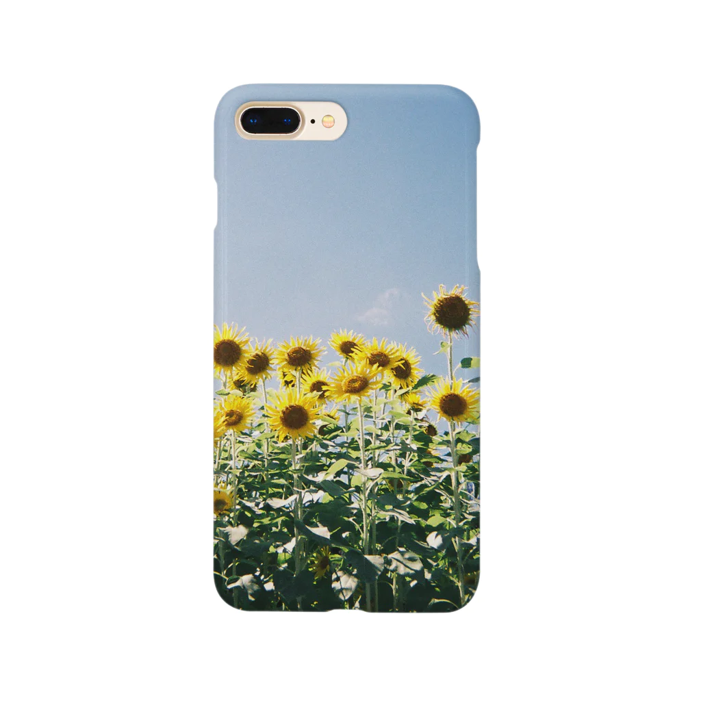 michan__24の夏のおわりのひまわりさん🌻 Smartphone Case