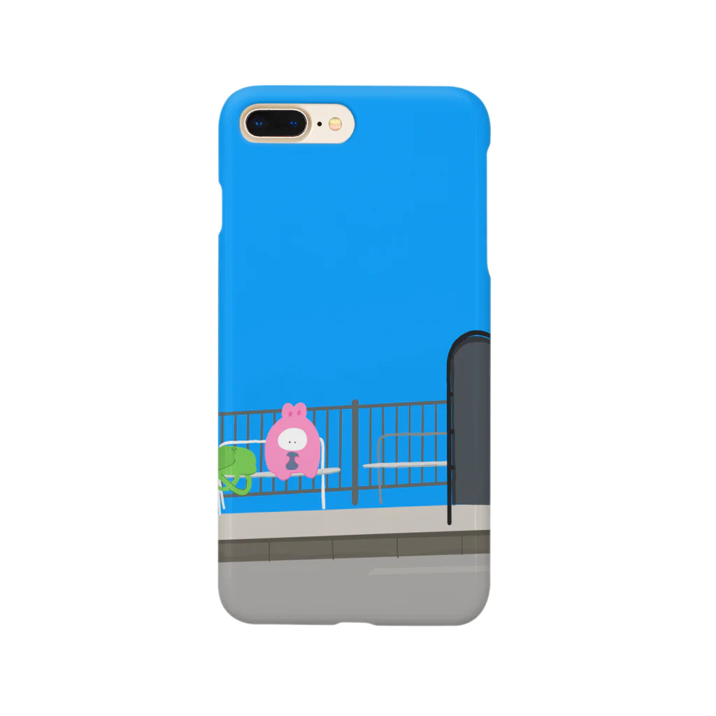 おもちのおみせのバスを待つおもち Smartphone Case