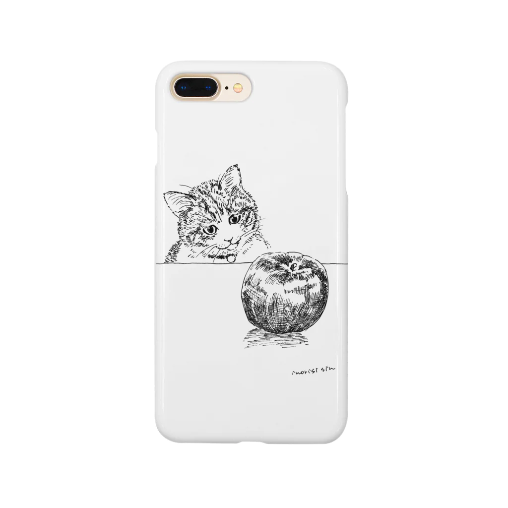 イノリシ　シンの猫とりんご Smartphone Case