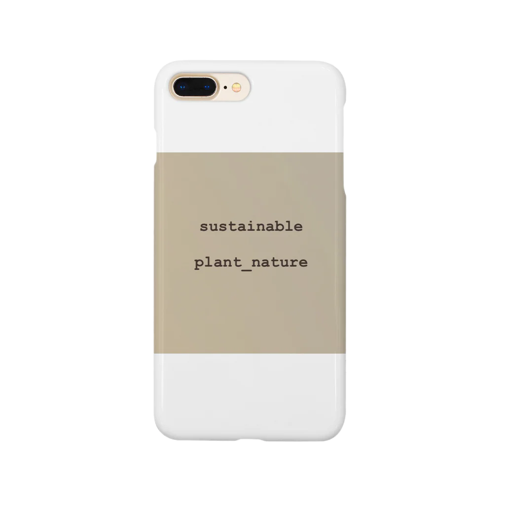 SustainableのiPhoneケース Smartphone Case