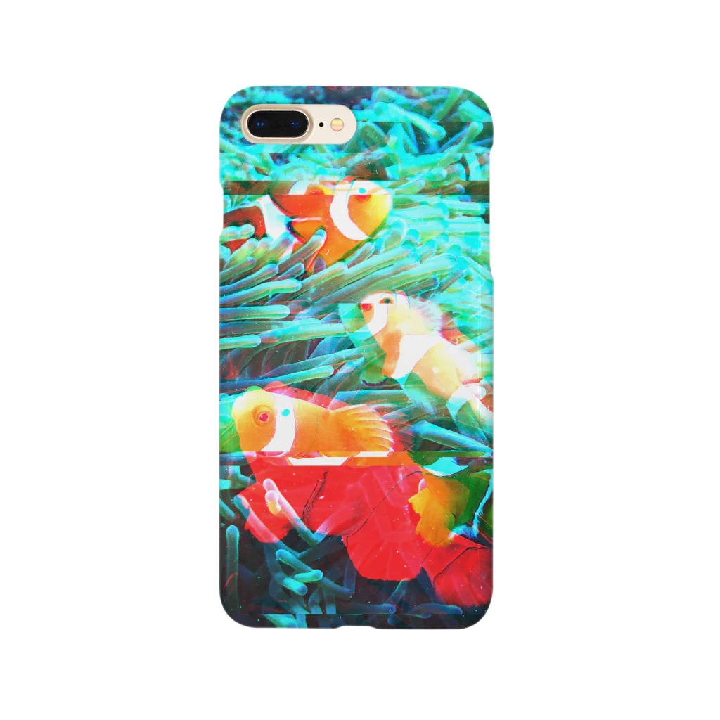 Gregge Southerd #suzuri店のカクレクマノミ_グリッチ Smartphone Case