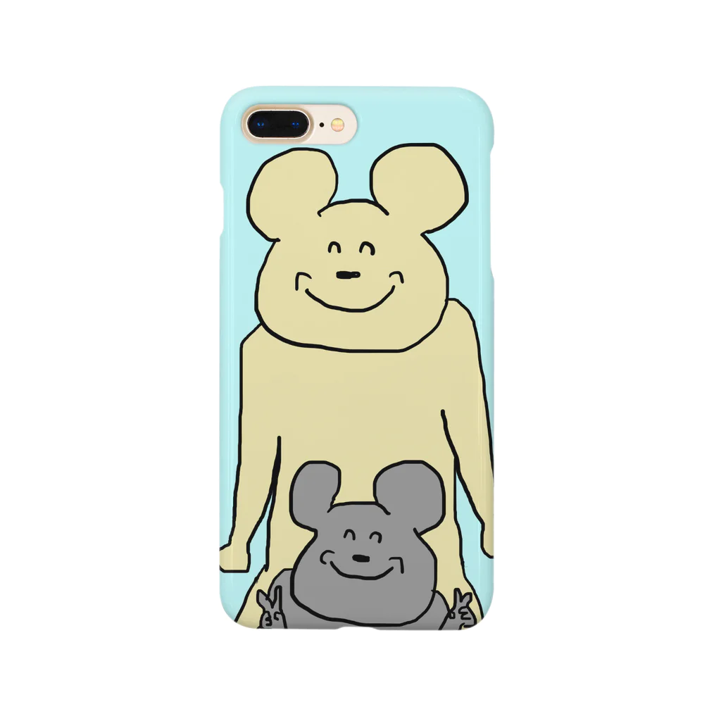 コンプラグマのネズミでコンプライアンスをギリギリ守るクマ Smartphone Case