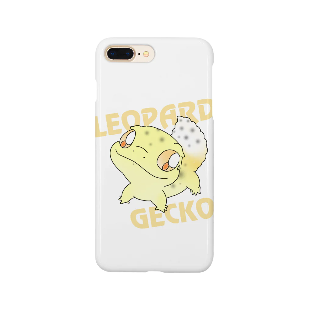 テル©️爬虫類 イラスト グッズ 【TERU★TSUN Common destiny】のレオパードゲッコー Smartphone Case