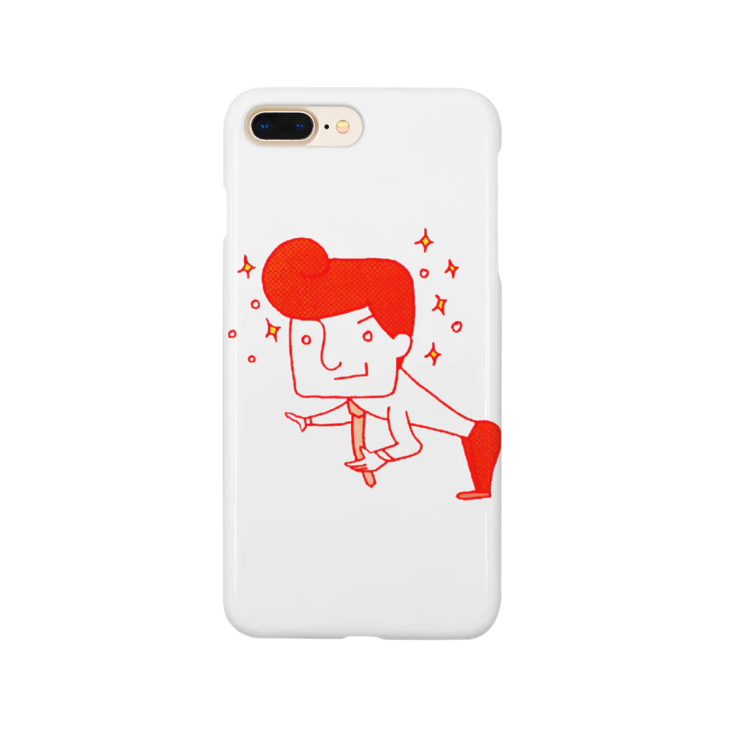 おめでとうの赤いサラリーマン（おじぎ Smartphone Case