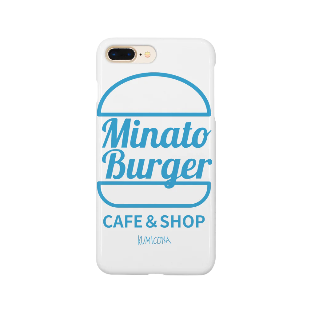 kumiconaShopのミナトバーガー_ロゴグッズ(MinatoBurger) スマホケース