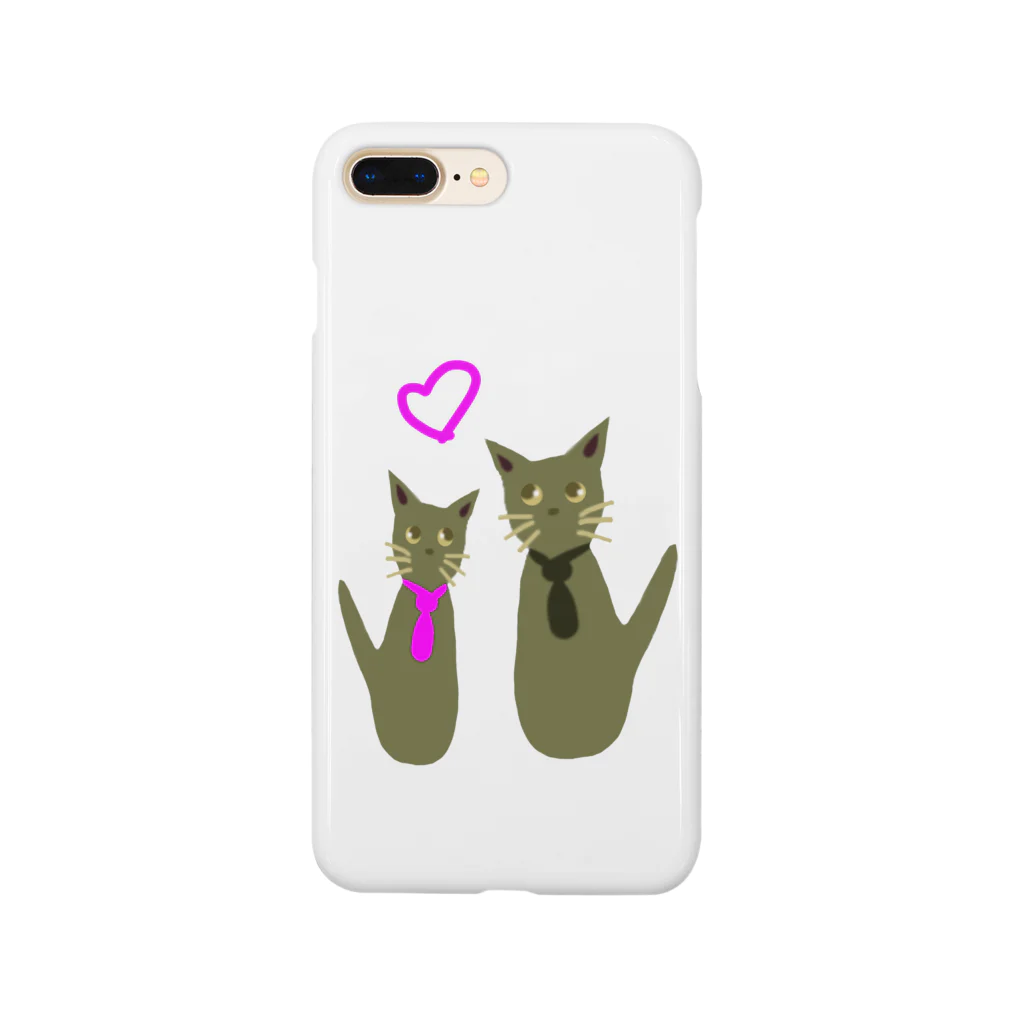  しゃらのカップル金猫 Smartphone Case