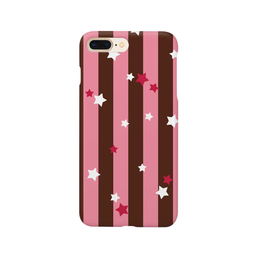 やなぎの気まぐれの★チョコベリーストライプ★ Smartphone Case