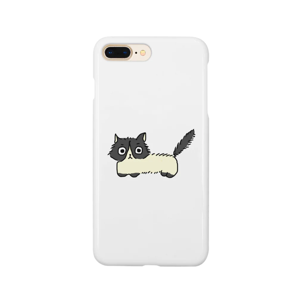 おもち屋さんの白黒ねこのうめ吉 Smartphone Case