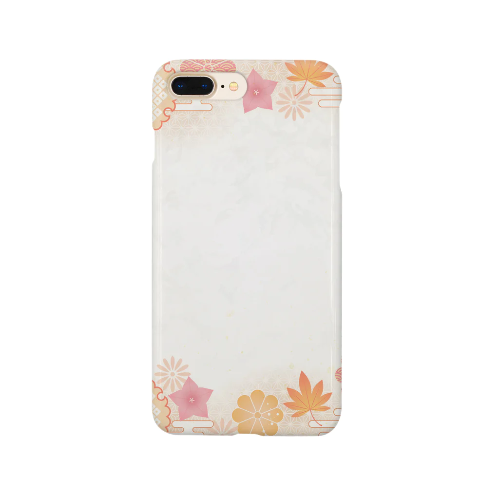 Sakura-yuanの和柄(和み紅葉) Smartphone Case