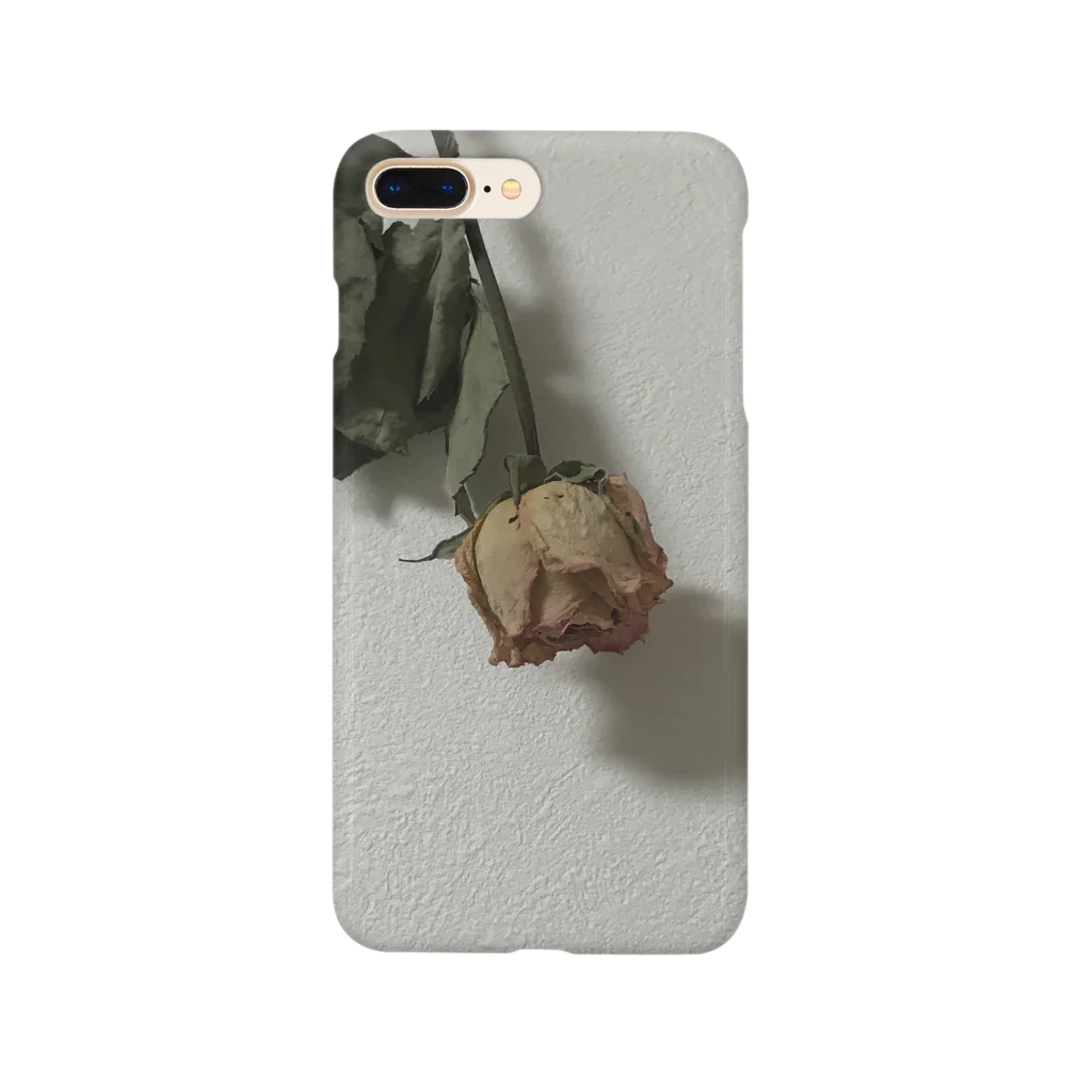 hana🥀のバラいっぽん。 Smartphone Case