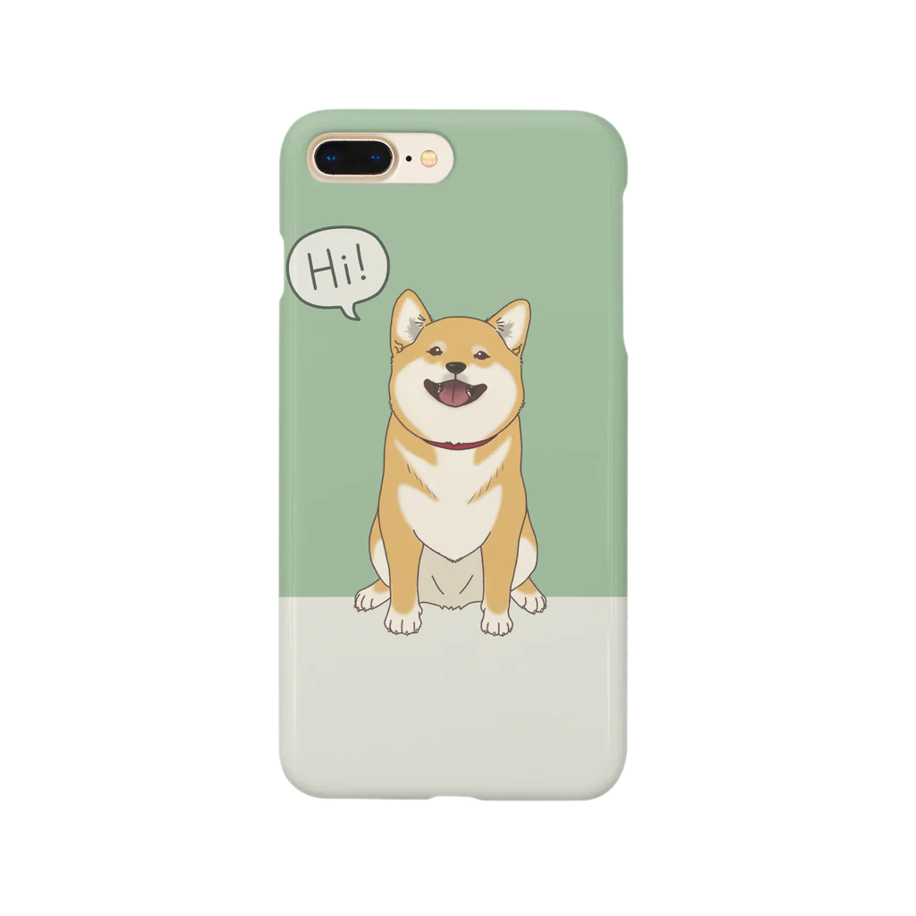 muniのHi！SHIBA！ スマホケース