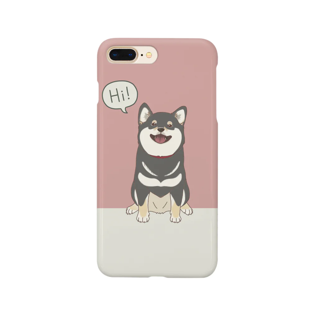 muniのHi！SHIBA！ スマホケース