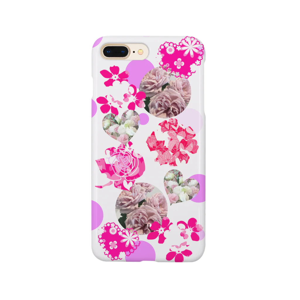 ゆきみんの花とハート Smartphone Case