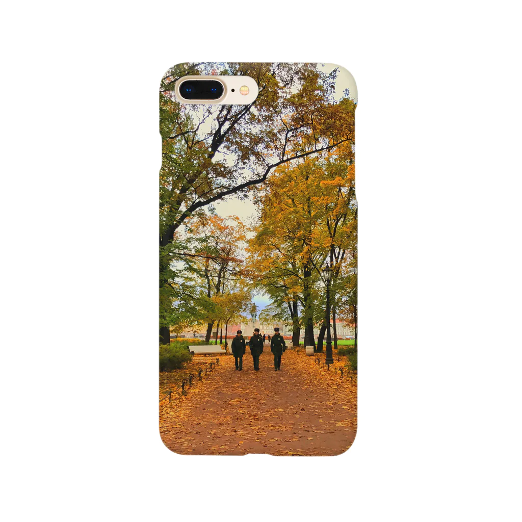 BRAVE MANTISの紅葉と３人の警官 Smartphone Case