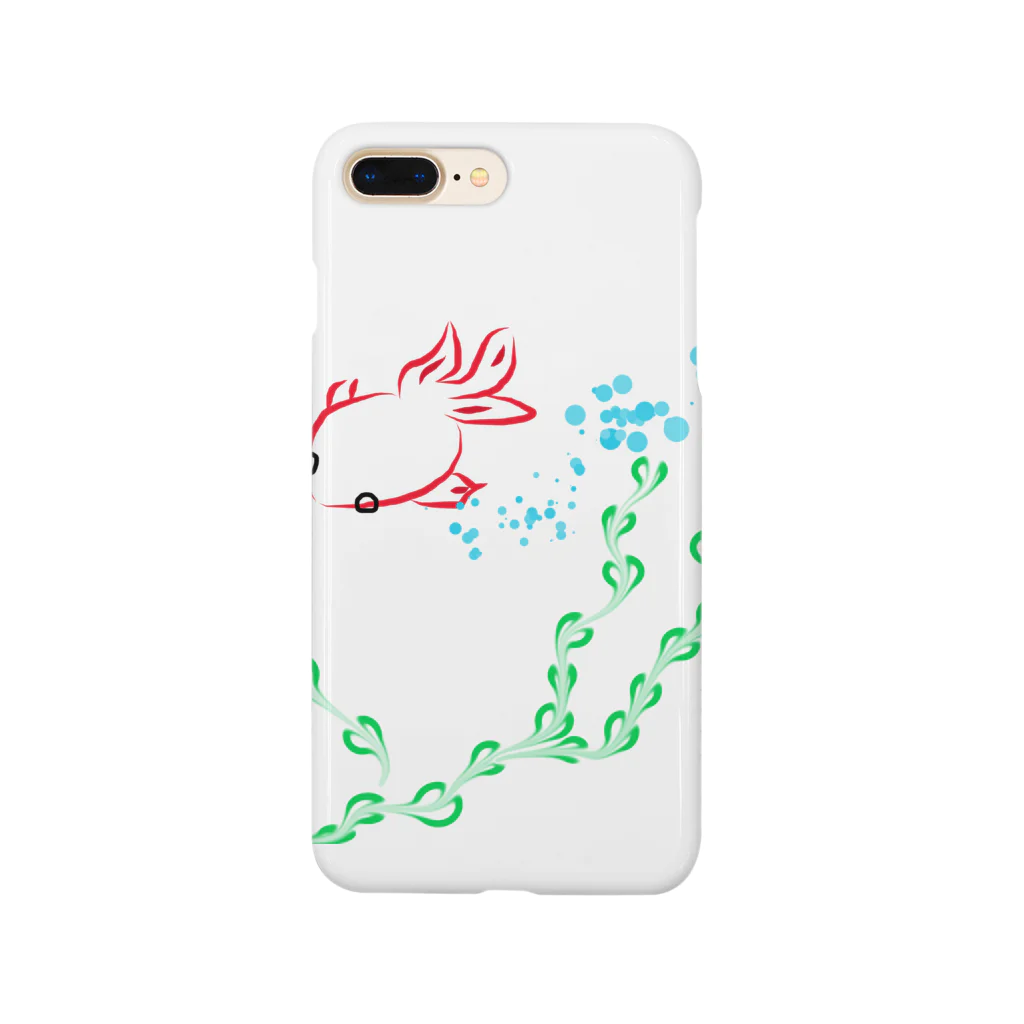 ゆーりんちーの金魚と水草 Smartphone Case