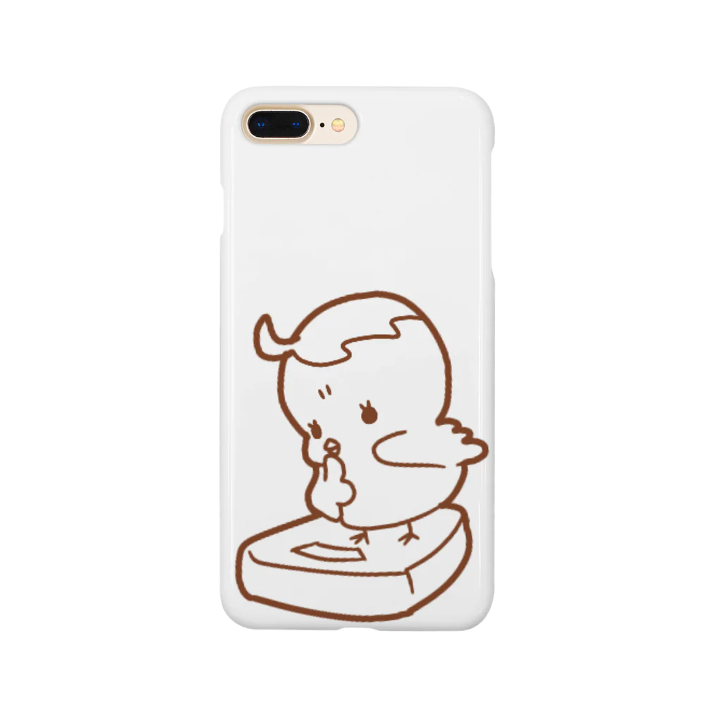 ひよことゆるかわハウスのシンプルひよこのひよぴよちゃん Smartphone Case