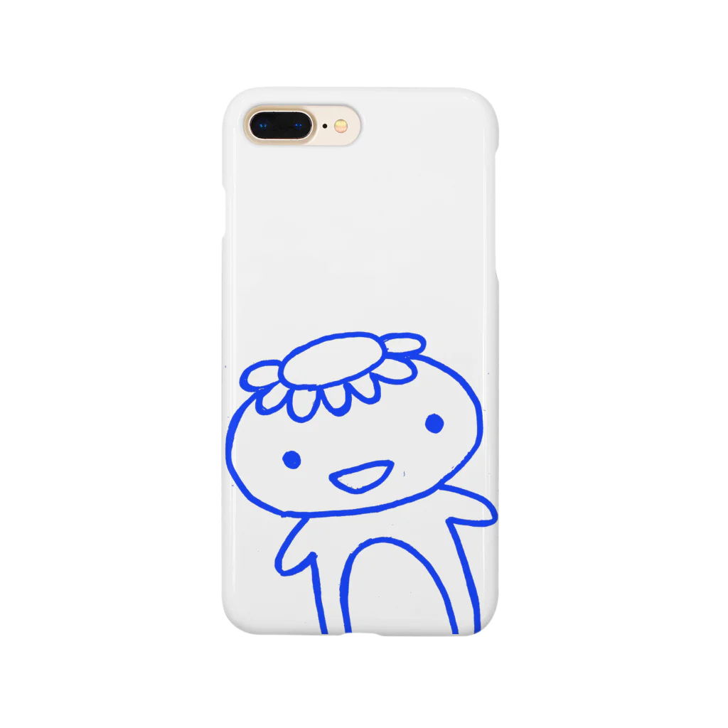 遊暮堂-ゆうぐれどう-の青いかっぱのスマホケース Smartphone Case