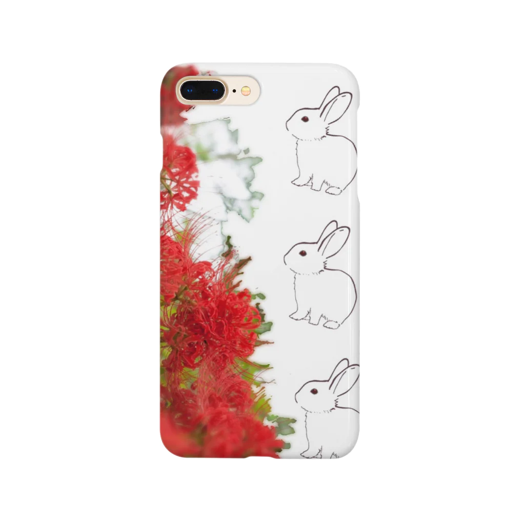 kyon15の彼岸花＋兎 Smartphone Case