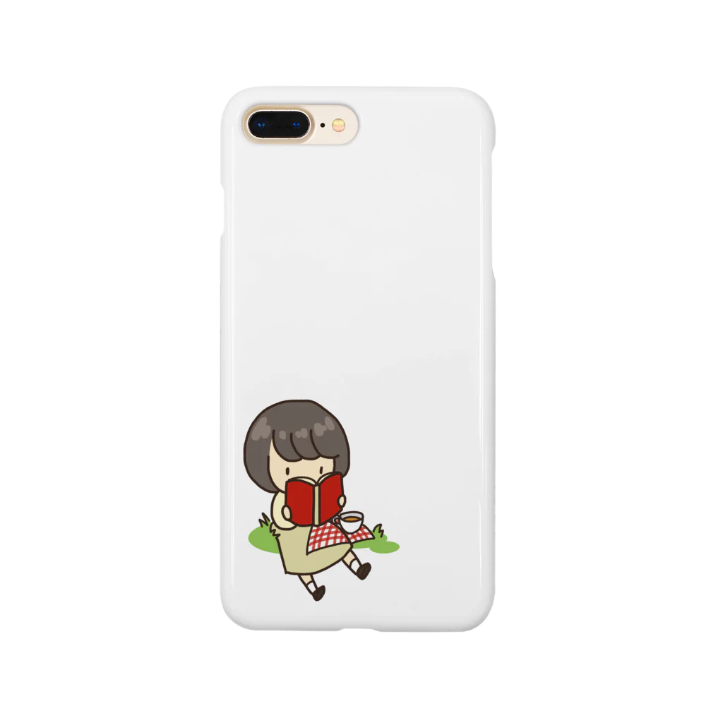 tateto.の読書のぼぶちゃん Smartphone Case