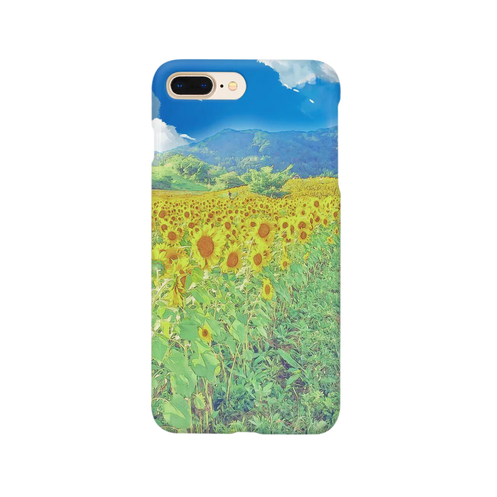 88naginagi88の向日葵畑 Smartphone Case