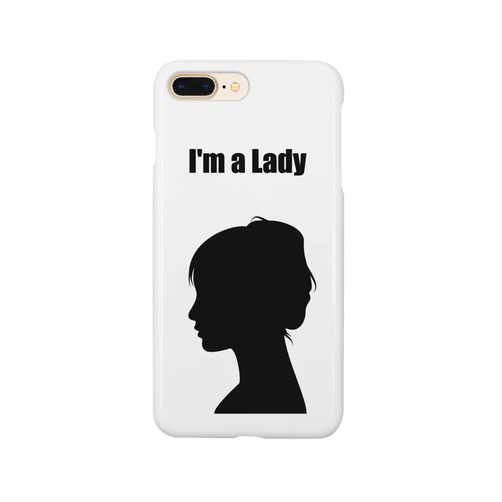 サラスズのI'm a Lady スマホケース