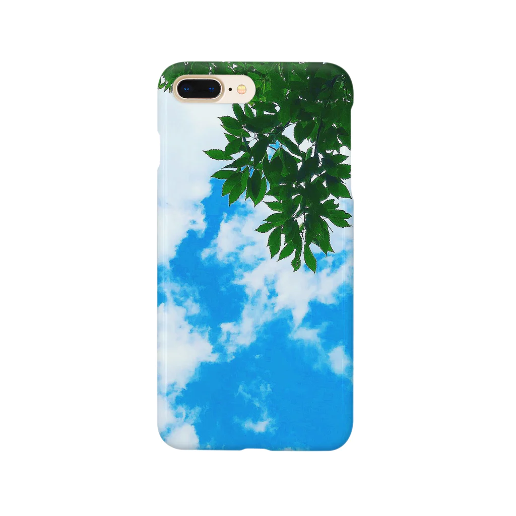 心彩の空と緑君 Smartphone Case