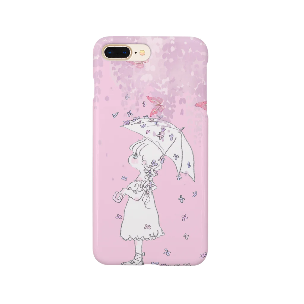 merumuの蝶と花 Smartphone Case