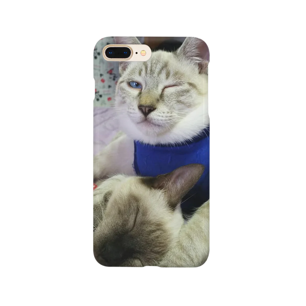 cahaco's shopのましゅー&ゆず Smartphone Case