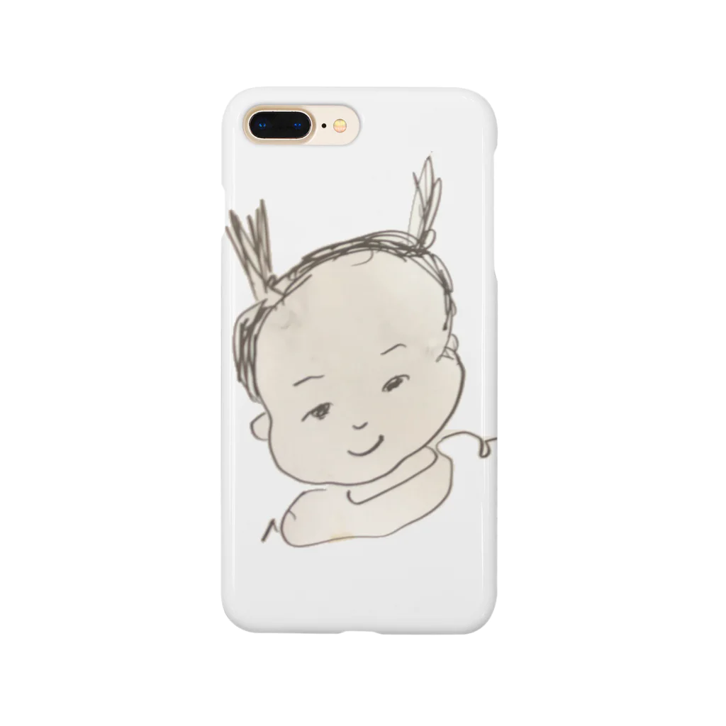 R/Rの娘の似顔絵 Smartphone Case