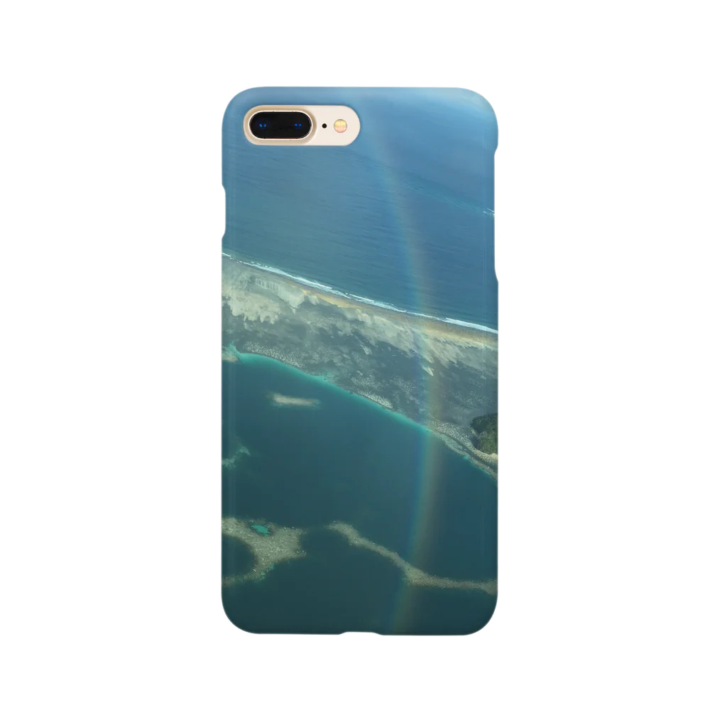 baashiの虹　パラオ　海 Smartphone Case