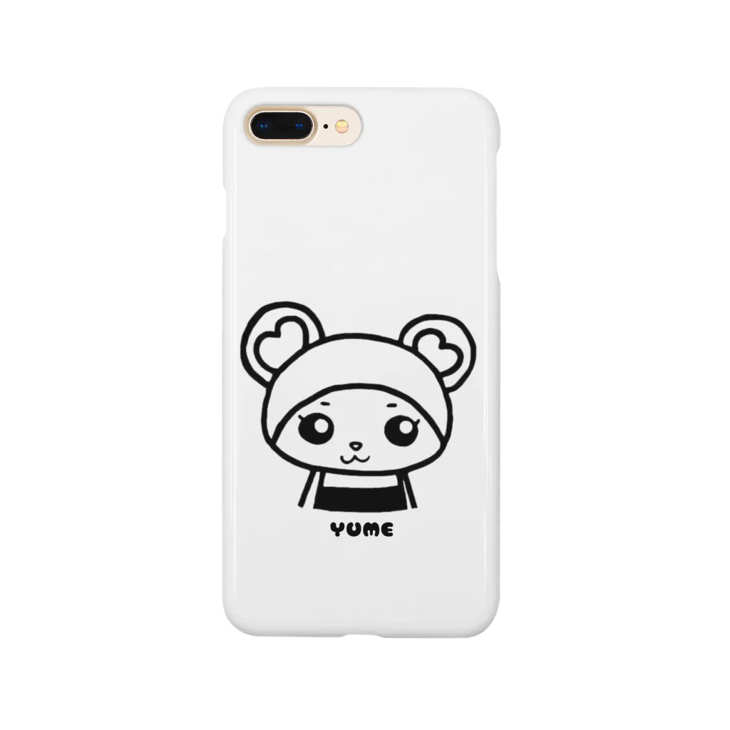 Bloom Love のクマのゆめちゃんヨロシクねッ☆ スマホケース