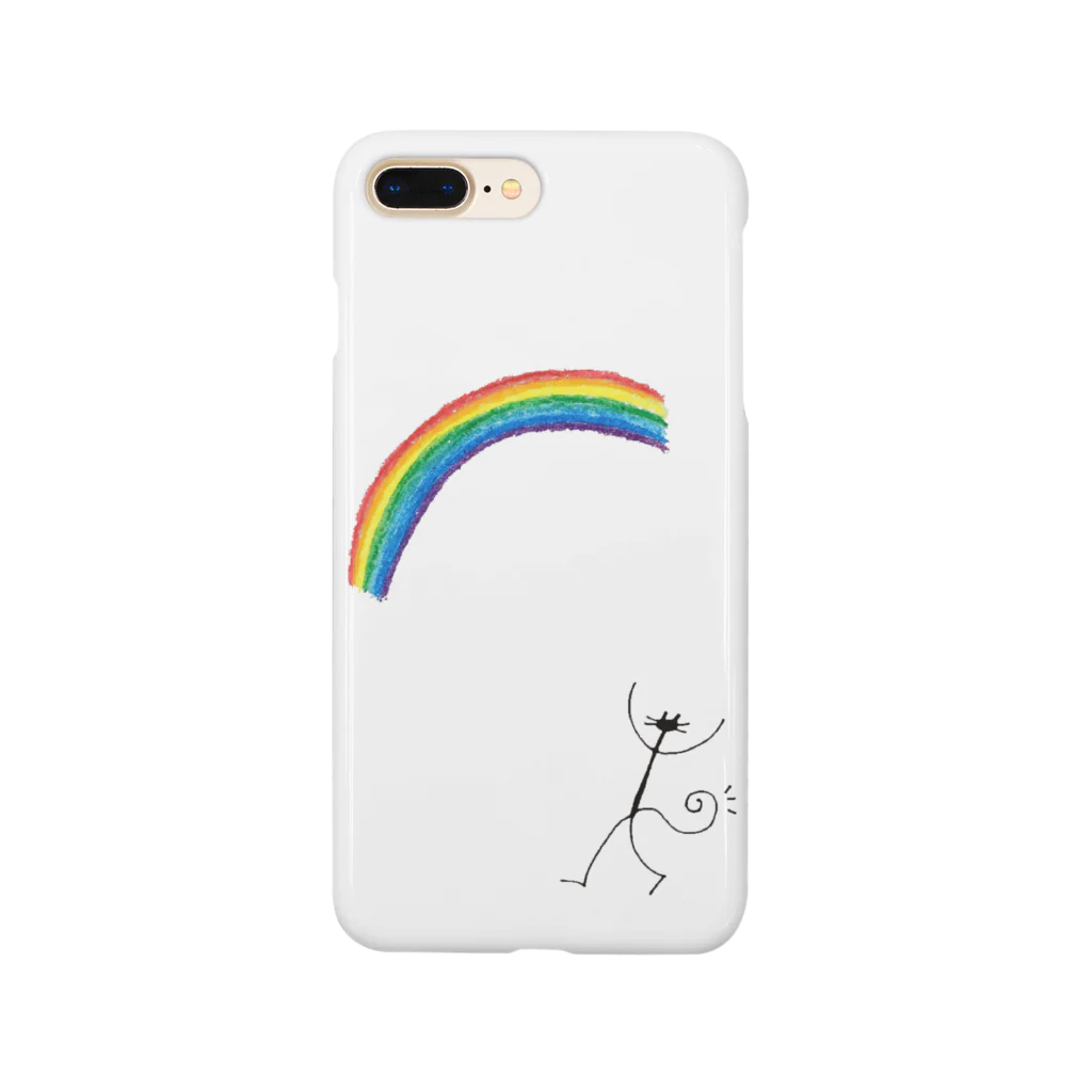 miiyan_nのnekokoと虹 Smartphone Case