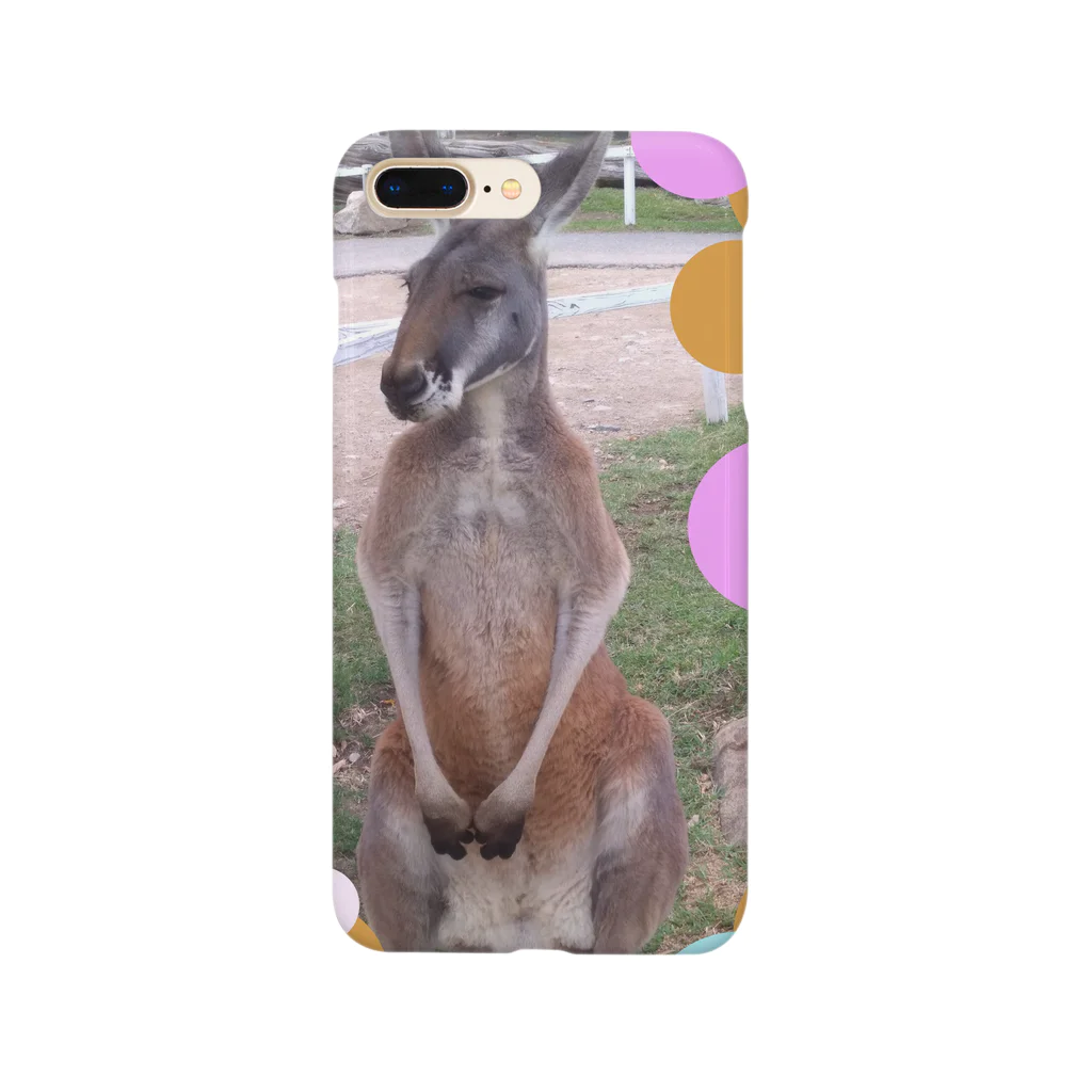 ミルクどりのカンガルーマン スマホケース